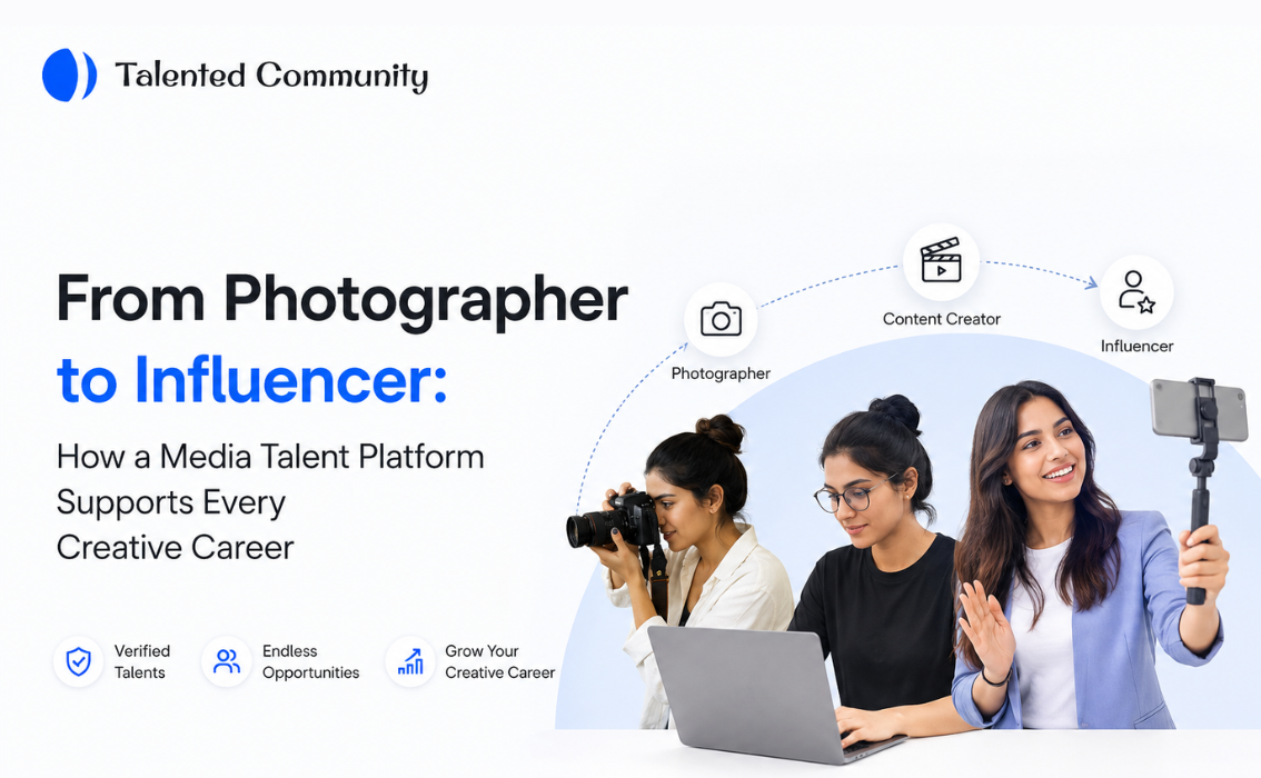 From Photographer to Influencer: How a Media Talent Platform Supports Every Creative Career